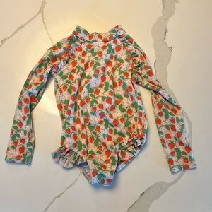 Baby Boden Strawberry Swimsuit